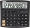 DESQ® | Bureau Rekenmachine | 12 Cijfers | Large | MU | GT | ZWART | Bussiness Classy