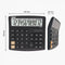 DESQ® | Bureau Rekenmachine | 12 Cijfers | Large | MU | GT | ZWART | Bussiness Classy