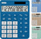 DESQ® | Bureau Rekenmachine | 12 Cijfers | XLarge | MU | GT | Navy blauw | New Generation | Grote toesten
