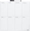 DESQ® Magnetische Weekplanner 35 x 35 cm | Randloos | Overzichtelijke indeling | incl. whiteboardmarker