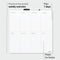 DESQ® Magnetische Weekplanner 35 x 35 cm | Randloos | Overzichtelijke indeling | incl. whiteboardmarker