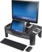 DESQ® Monitorverhoger | Tablet Houder | 3 Hoogte Standen | Opberglade | Xlarge | Zwart