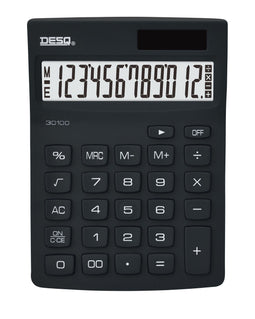 Desq - Rekenmachine desq compact zwart | 10 stuks