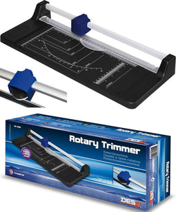 DESQ® Snijmachine A4 | Max. 10 vel | Tafelgrootte 400x110 mm | Verwisselbare kop | Zwart