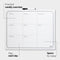 DESQ® Weekplanner 40 x 50 cm - Agenda indeling | Randloos | Whiteboardmarker | Magnetisch | Droog uitwisbaar | Nederlands