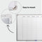 DESQ® Weekplanner | Magnetisch | Aluminium Frame | 60 x 90 cm