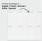 DESQ® Weekplanner | Magnetisch | Aluminium Ultra Thin Frame | 45 x 60 cm