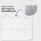 DESQ® Weekplanner | Magnetisch | Aluminium Ultra Thin Frame | 45 x 60 cm