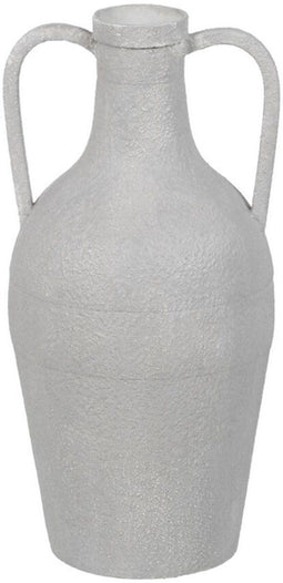 Vaas Wit Ijzer 18,5 x 18,5 x 38,5 cm