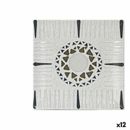 Dessertbord La Mediterránea Barroc 18 x 18 x 2 cm (12 Stuks) (18 cm)