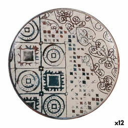 Dessertbord La Mediterránea Grecia Porselein ø 20 x 2 cm (12 Stuks)