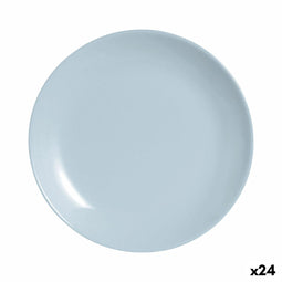 Dessertbord Luminarc Diwali Paradise Blauw Glas 19 cm (24 Stuks)