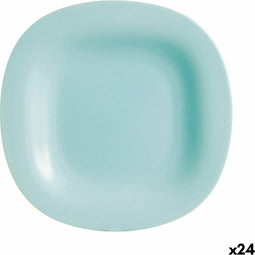 Dessertgerecht Luminarc Carine Turkoois Glas (19 cm) (24 Stuks)