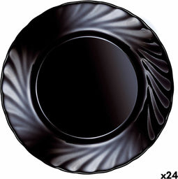 Dessertgerecht Luminarc Trianon Zwart Glas (Ø 19,5 cm) (24 Stuks)