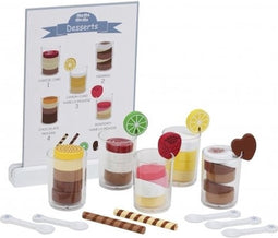 Desserts in een glas