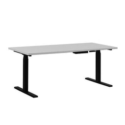 DESTIN - Verstelbaar bureau - Wit - 130 cm - Spaanplaat