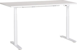 DESTINAS - Elektrisch Verstelbaar bureau - Wit - 160 cm - MDF