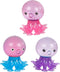 Destination Deep octopus glitterknijpbal met zuignappen