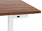 DESTINES - Elektrisch bureau - Wit/Donkerhout - 180 cm - MDF