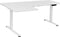 DESTINES - Elektrisch bureau - Wit - Linkszijdig - Vezelplaat