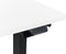 DESTINES - Elektrisch bureau - Zwart/Wit - Linkszijdig - Vezelplaat