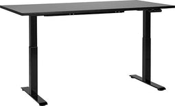 DESTINES - Elektrisch Verstelbaar bureau - Zwart- 160 cm - MDF