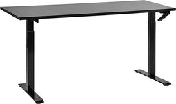 DESTINES - Verstelbaar bureau - Zwart - Spaanplaat