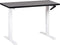DESTINES - Verstelbaar bureau - Zwart/Wit - 120 x 72 cm - Spaanplaat