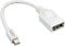 LINDY 41021 - DisplayPort / Mini-DisplayPort Adapterkabel - 360 graden afscherming - Wit 15 cm