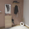 FMD Wandkapstok 72x29,3x34,5 cm eikenkleurig