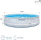 Detachable Pool Intex Chevron Prism Circular 427 x 107 cm