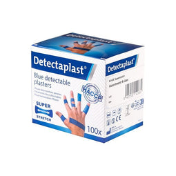 Detectaplast - Elastische bl textielpleister deteclast assorti