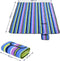 DETEX Picknickkleed 200x200cm XXL Waterdicht Geïsoleerd Opvouwbaar Strepen