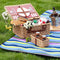 DETEX Picknickkleed 200x200cm XXL Waterdicht Geïsoleerd Opvouwbaar Strepen