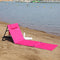 Detex Strandmat – Rugleuning Draagriem Zijtas 158x56x45,5cm – Roze