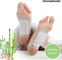 Detox-Patches voor Voeten Bamboo InnovaGoods 10 Stuks