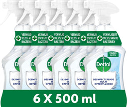 Dettol Desinfecterende Multi-Oppervlakken Allesreiniger Spray - 6 x 500 ml - Voordeelverpakking