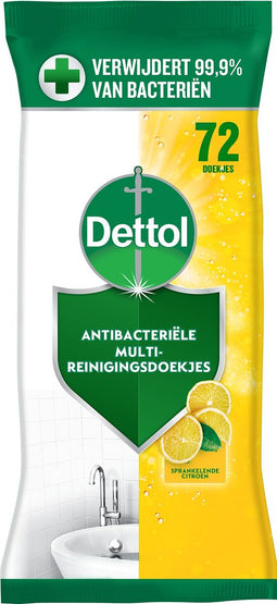 Dettol Doekjes Citrus 72st
