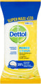 Dettol Schoonmaakdoekjes Power & Fresh - Citrus - Maxi 110 stuks