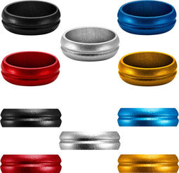 Mission Aluminium F-Lock Ring - Rood