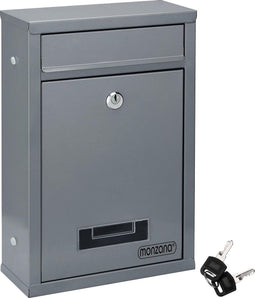 Deuba Brievenbus zilver 32x22x9cm