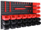 Deuba Gereedschapswand met stapelboxen en gereedschapshouder 43 st. - 2 wandplaten van 54x47,5x1,8 cm