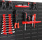 Deuba Gereedschapswand met stapelboxen en gereedschapshouder 43 st. - 2 wandplaten van 54x47,5x1,8 cm