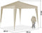 Deuba Partytent Capri - 3x3m/250 Hoog - Popup/Opvouwbaar - Beige