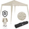 Deuba Partytent Capri - 3x3m/250 Hoog - Popup/Opvouwbaar - Beige