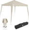 Deuba Partytent Capri - 3x3m/250 Hoog - Popup/Opvouwbaar - Beige