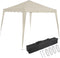 Deuba Partytent Capri - 3x3m/250 Hoog - Popup/Opvouwbaar - Beige