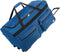 Deuba XXL Reistas Donker blauw met trolley-functie 3 wielen 160 LITER 85x43x44cm