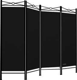 Deubois kamerscherm - zwart - 180 x163cm - Polyester