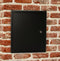 Deurdeel inbouwbrievenbus deur + frame zwart